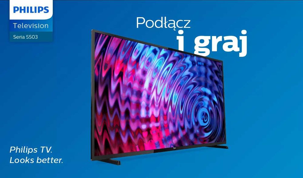 Telewizor LED Full HD PHILIPS 43" (43PFT5503/12) /GRATIS KURIER/