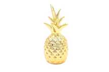 Figurka ananas złoty ceramiczny ozdoba dekoracja 18cm