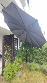 Parasol Ogrodowy Nassau antracyt 250cm z podstawą