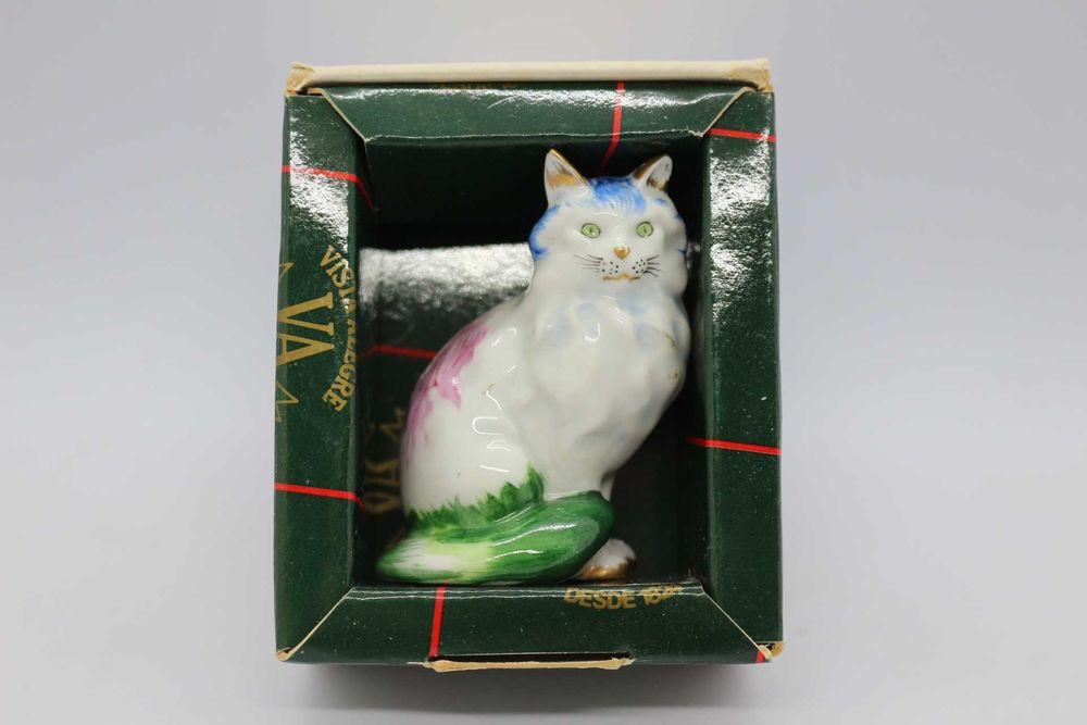 Gato Coleção Calypso Pintado à mão Vista Alegre 1980
