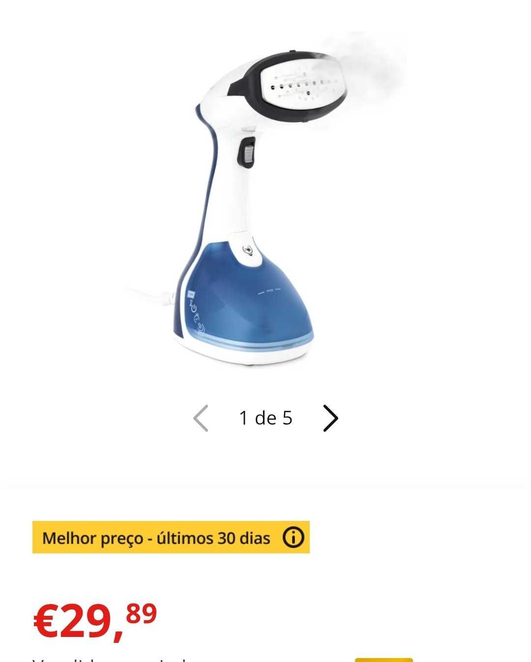 Ferro de vapor vertical