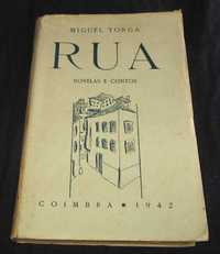 Livro Rua Novelas e Contos Miguel Torga 1ª edição 1942