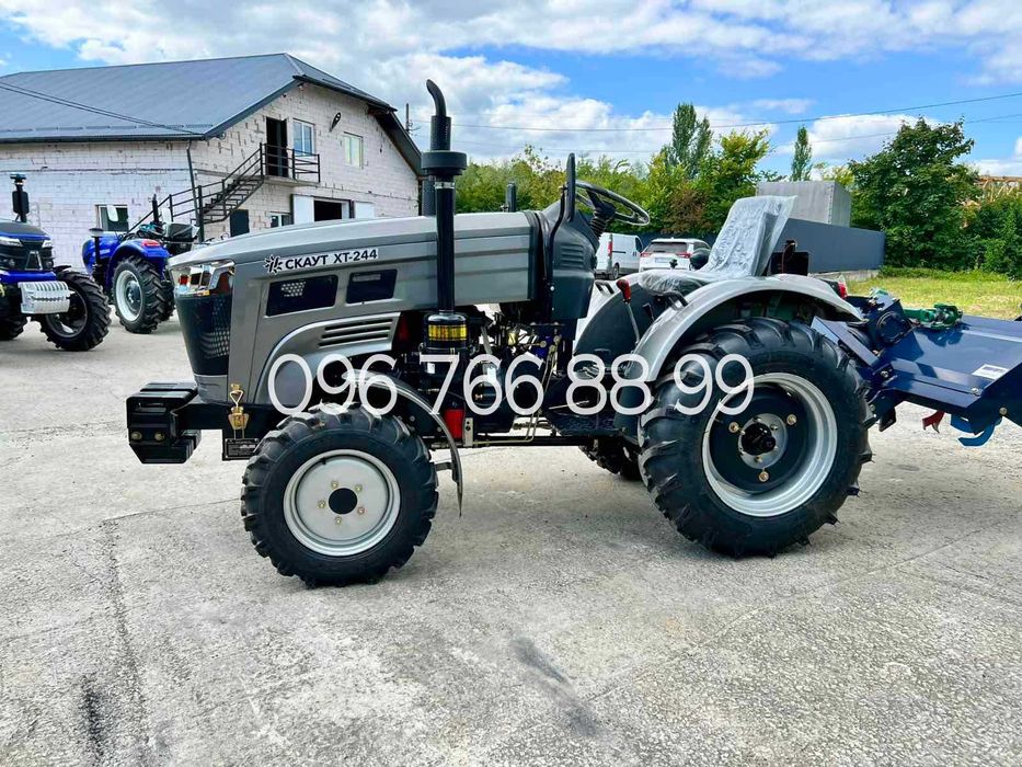 Новий мінітрактор СКАУТ ХТ-244 Повний привід Редукторні мости Гар 2 р