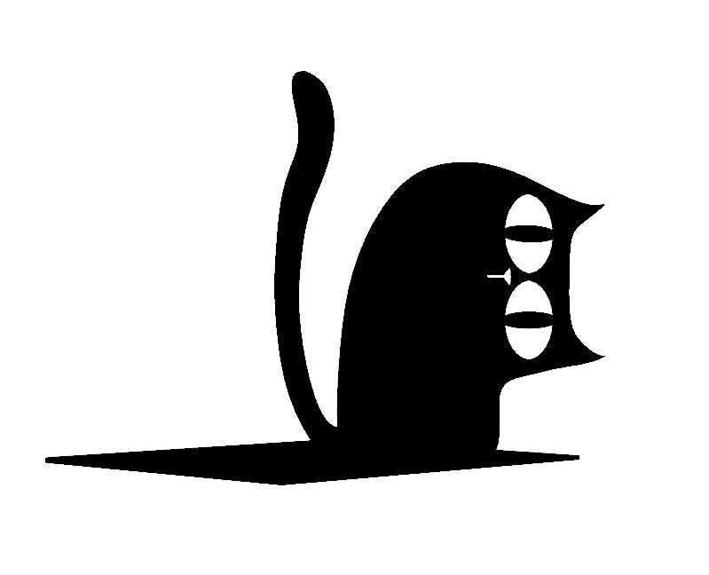 Podpórka na książki loft czarna stojak kot metalowa
