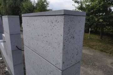 Bloczki ogrodzeniowe 40x25x40 Beton architektoniczny