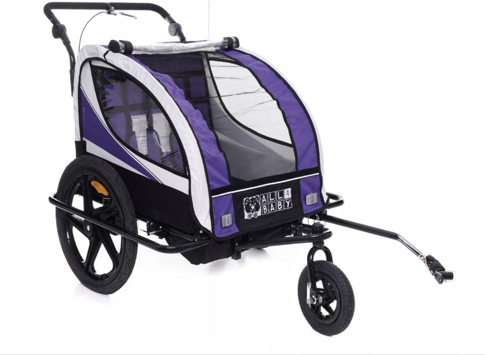 Przyczepka rowerowa caly zestaw