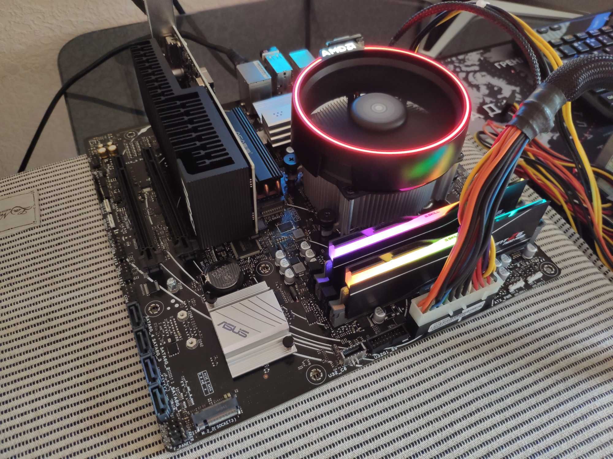 Комплект AM5 Asus Prime B650M-A + AMD Ryzen 5 7500F