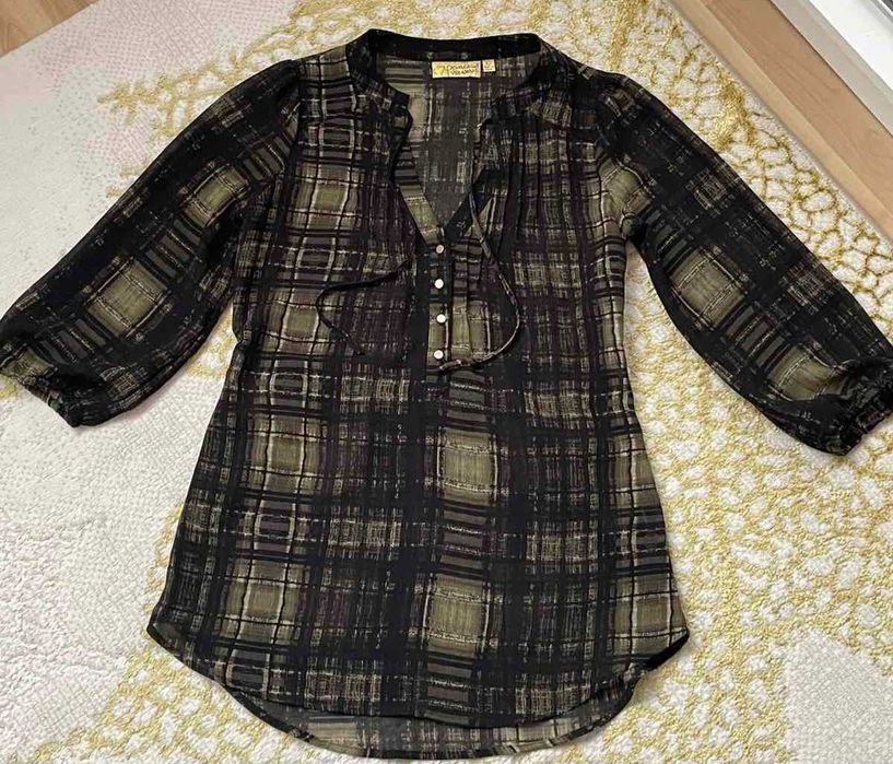 Damska zwiewna szyfonowa stylowa bluzka Princess Vera Wang rozmiar XS