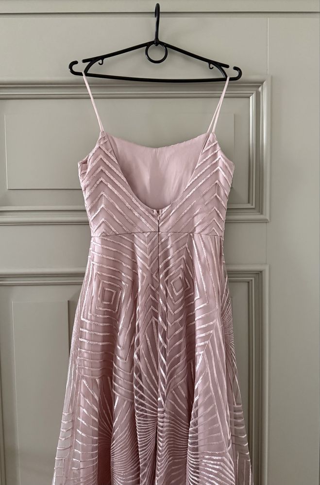 Sukienka midi maxi dluga elegancka wesele XS