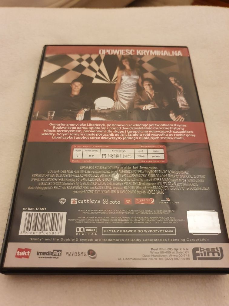 "Opowieść kryminalna" DVD włoski film o mafii