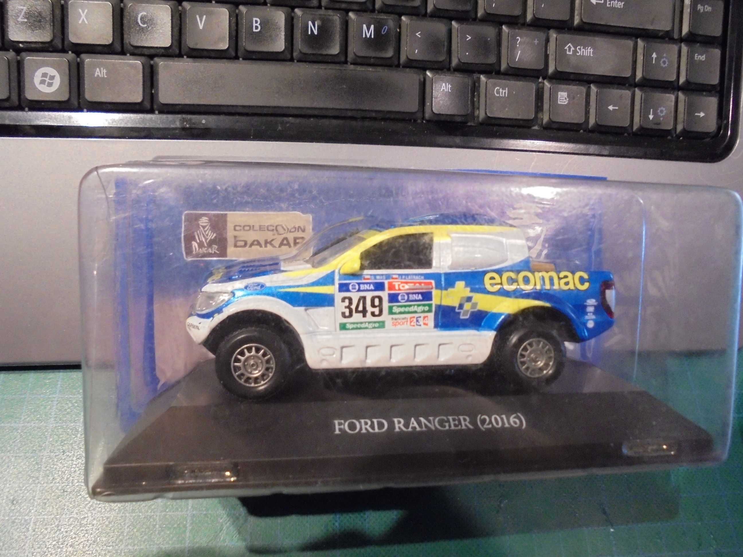 Rajd Dakar 1:43 Ford Ranger 2016r.kolekcjonerski,gablotka,WRC