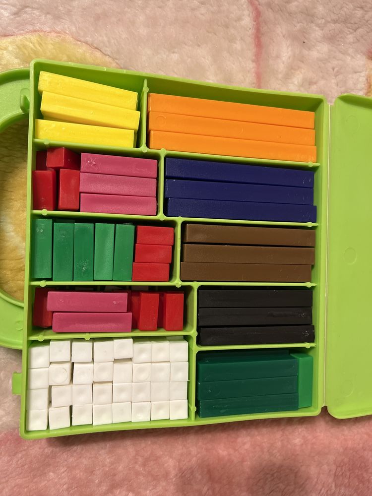 Liczby w kolorach. Klocki Cuisenaire’a