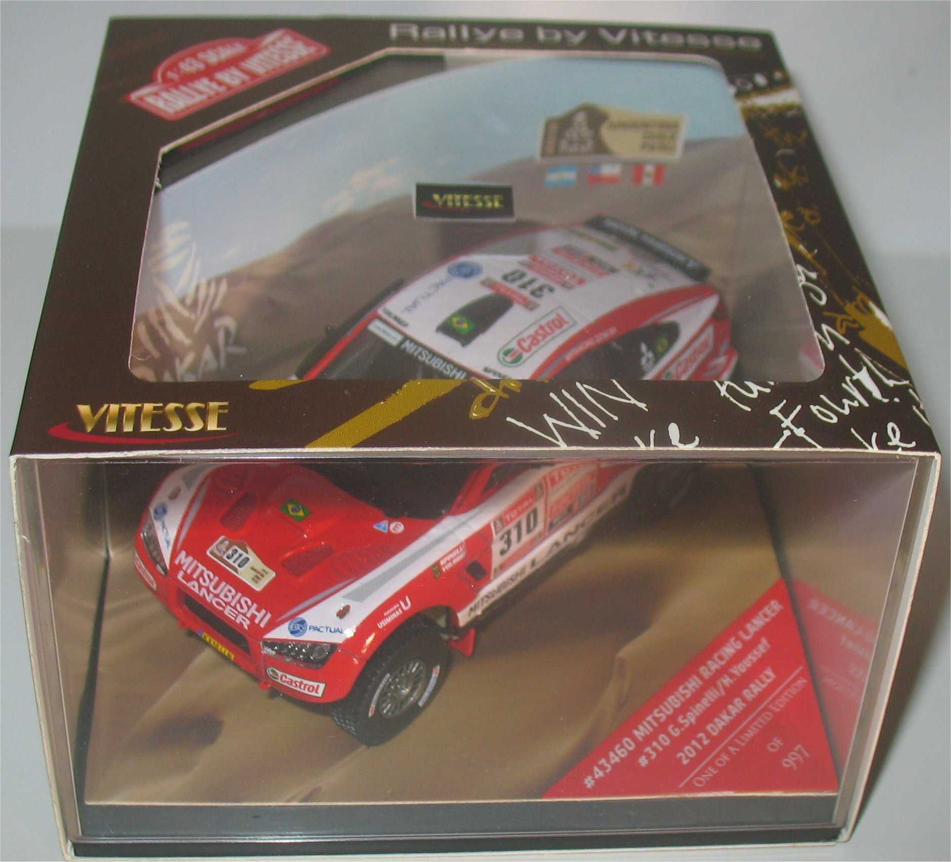 Vitesse/Sunstar - Mitsubishi Racing Lancer - Dakar 2010 - G. Spinelli