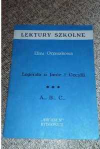 Legenda o Janie i Cecylii -  Eliza Orzeszkowa