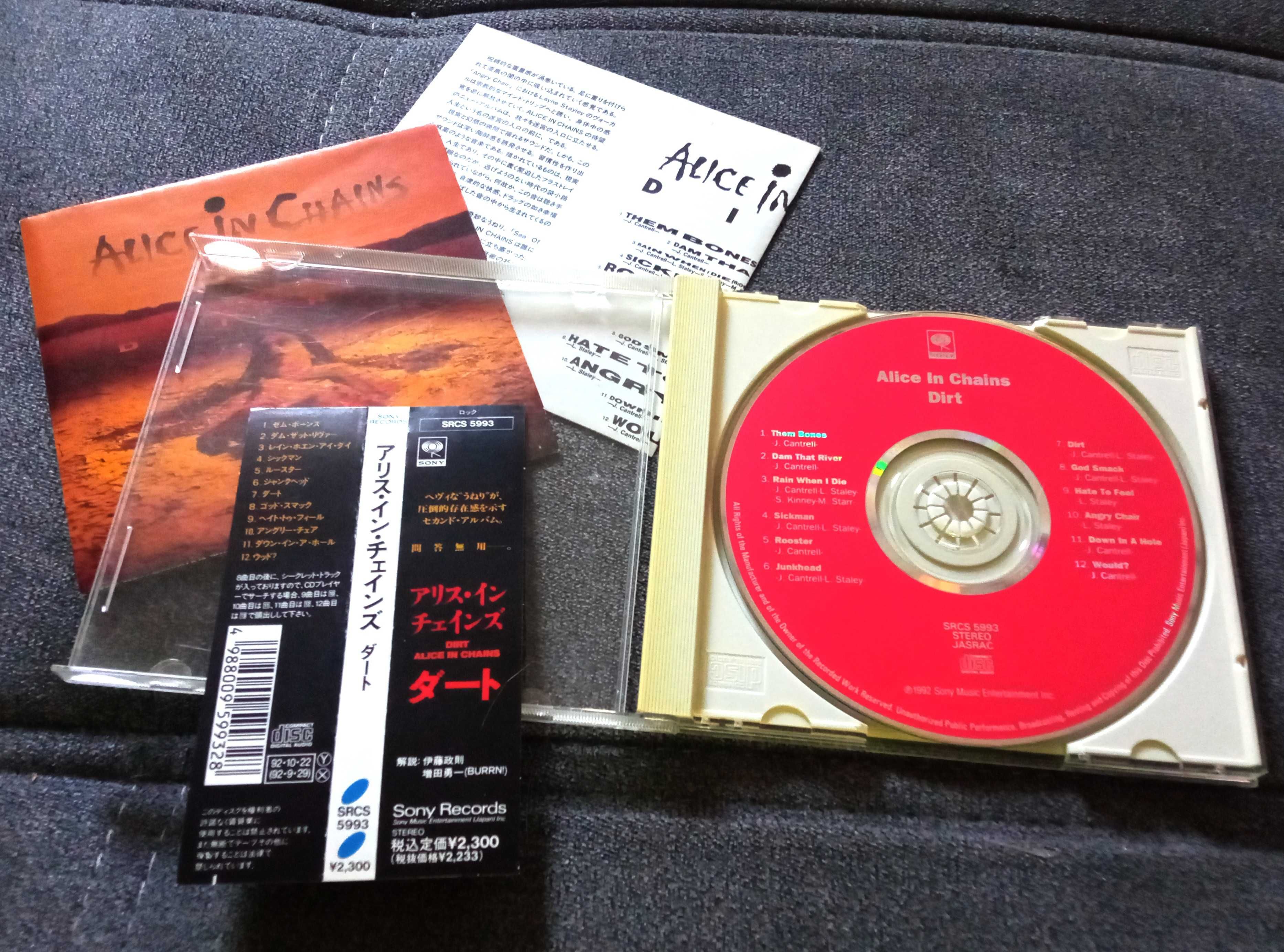 Alice In Chains Dirt CD Japan Obi