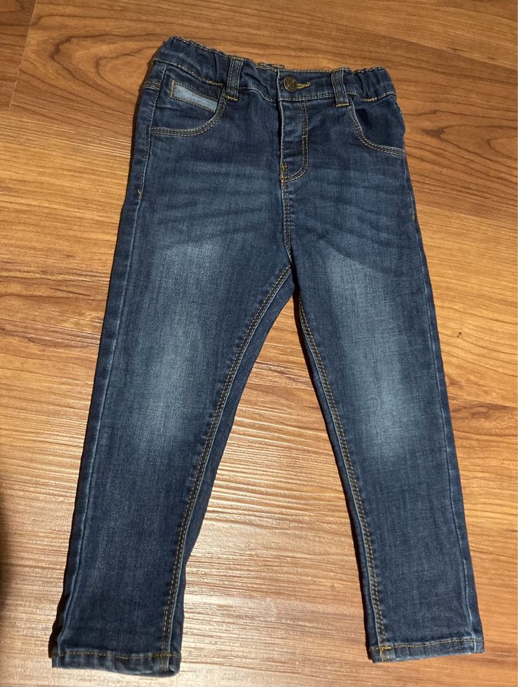Spodnie jeansowe dżinsowe chłopięce Okaidi Obaibi rozmiar 86