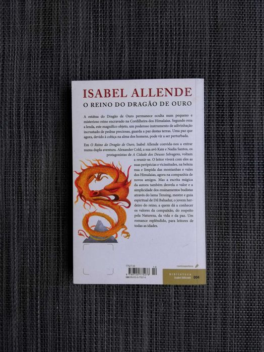 O Reino do Dragão de Ouro - Isabel Allende (portes grátis)