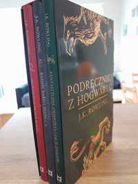 Podręczniki z Hogwartu J.K. Rowling (3 książki)