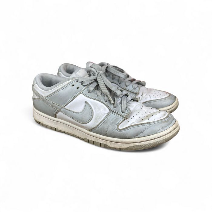 Nike Dunk Low Retro r. 42 – skórzane sneakersy w szaro-białym wydaniu