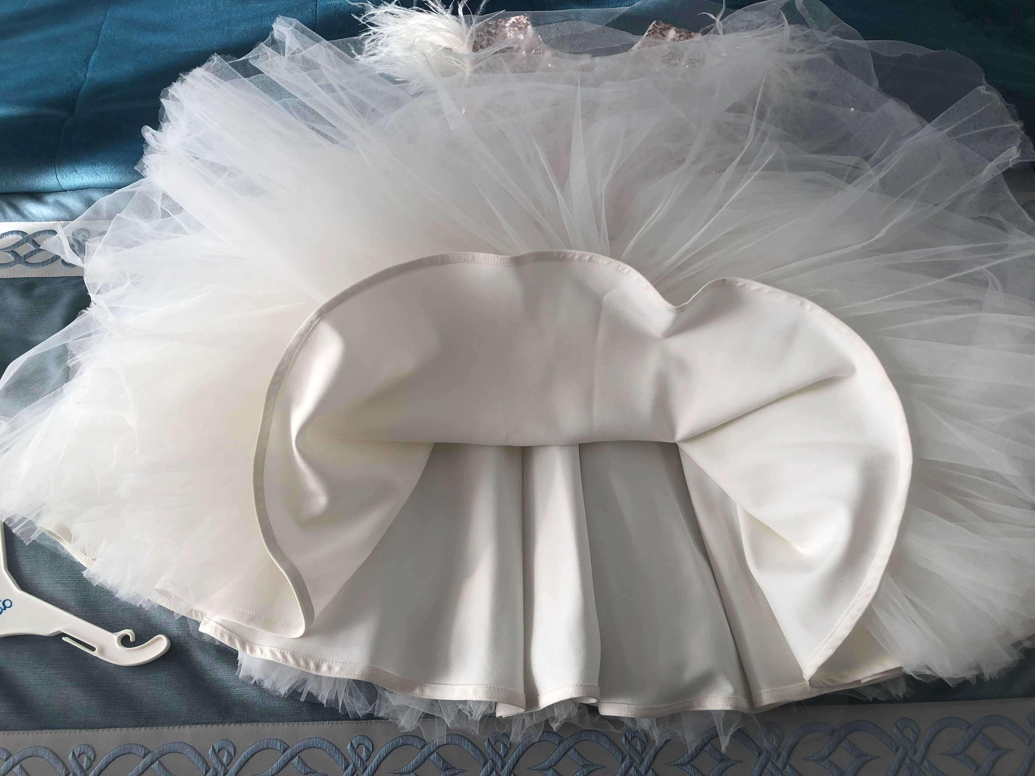 Сукня шикарна нарядное праздничное платье белое 7-8-9 лет Раз 126-130