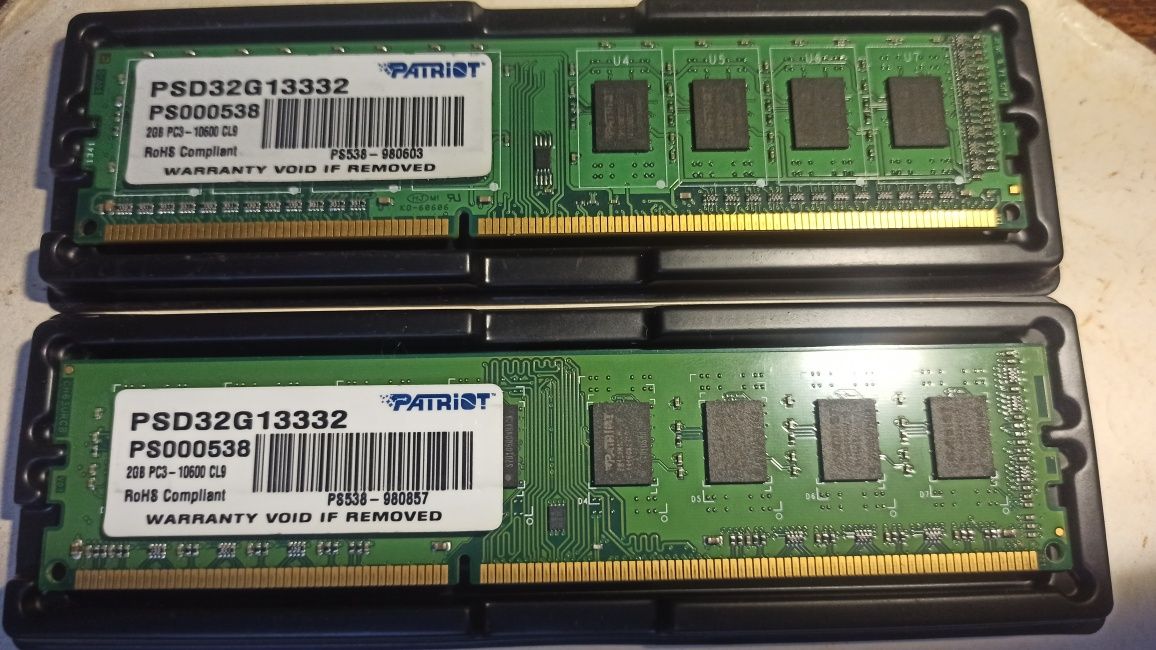 Продам. Оперативную память ddr3 2-4gb 1600mg..