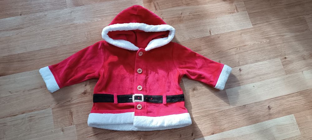 Pelerynka przebranie Mikołaj