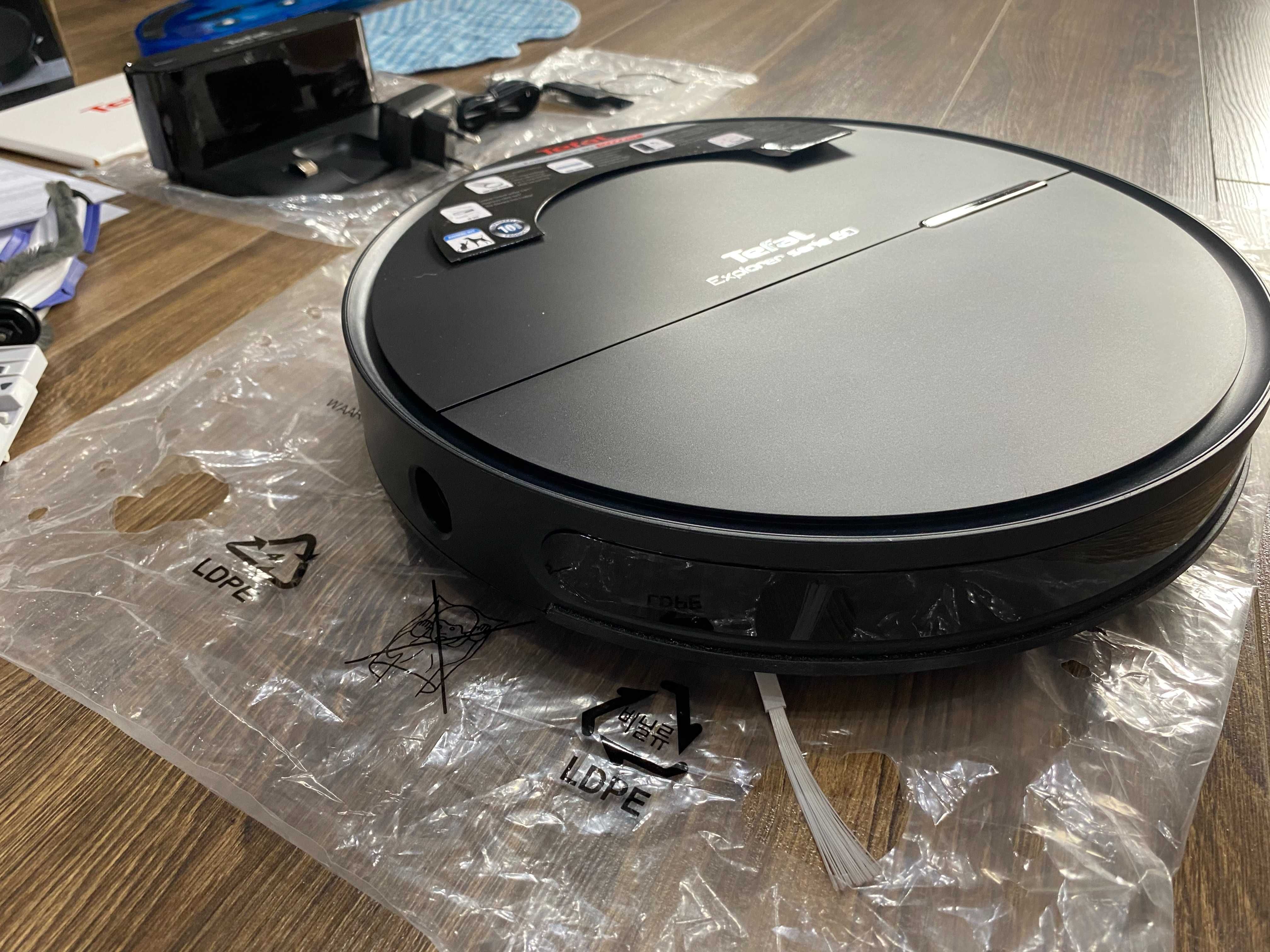 NOWY robot odkurzacz Tefal S60 RG7455 nakładka mopująca