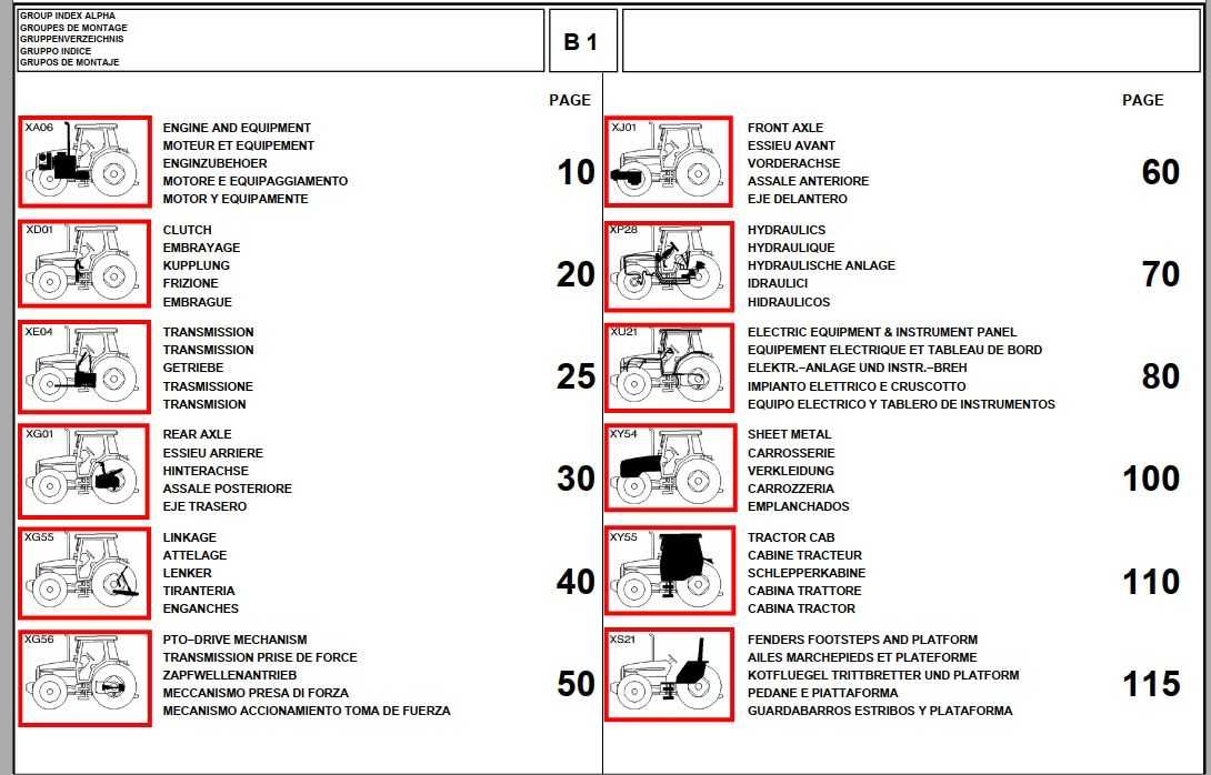 Katalog części Massey Ferguson 4245,  4255 ENG]