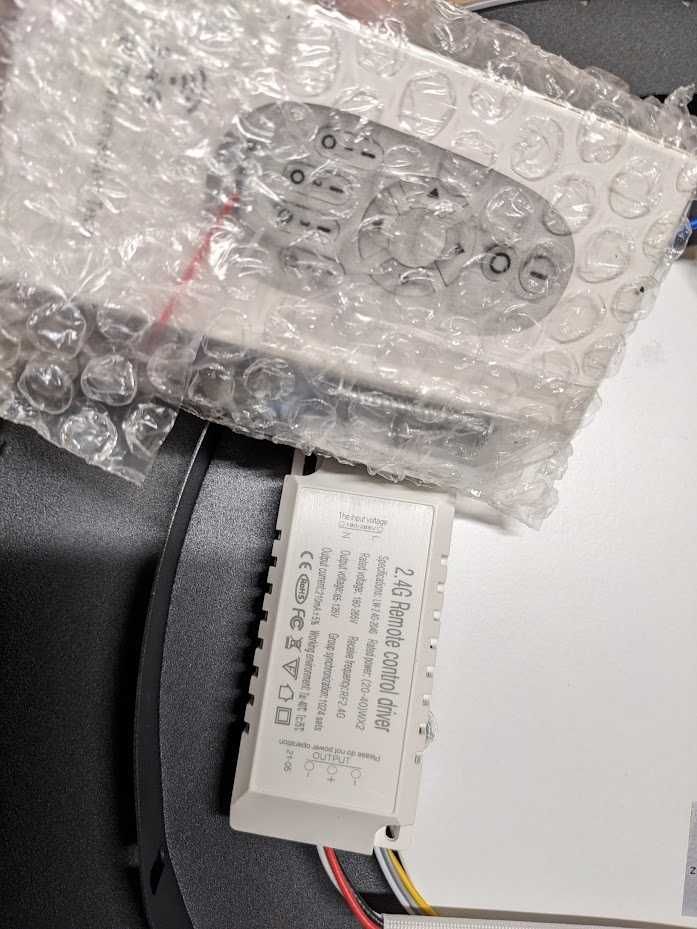 Lampa nocna ścienna sufitowa LED  księżyc  40cm 54W pilot ciepła/zimna