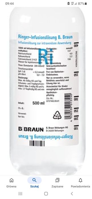 Kroplówka nawadniająca