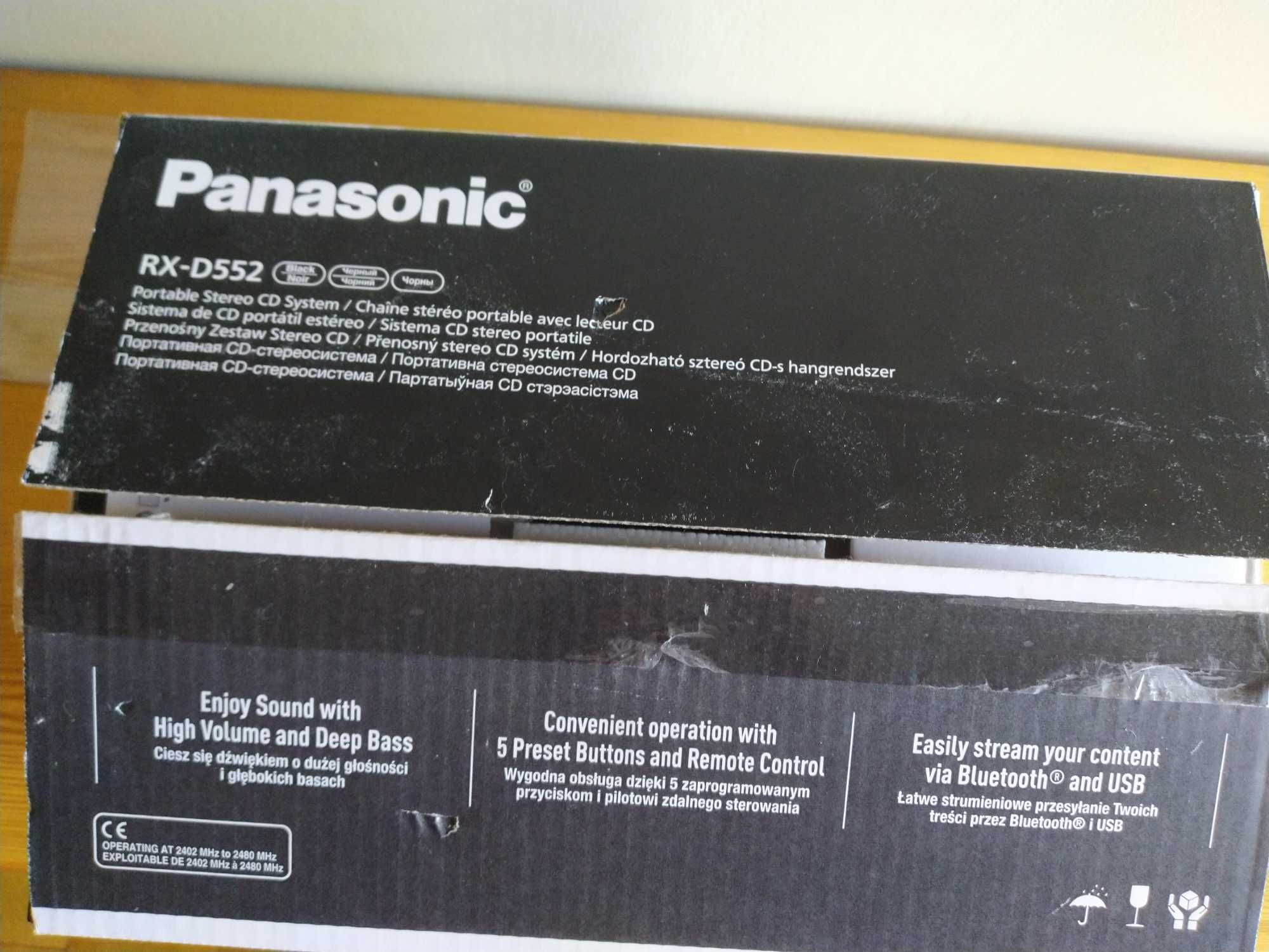 Radiodtwarzacz Panasonic RX - DB552 E - K