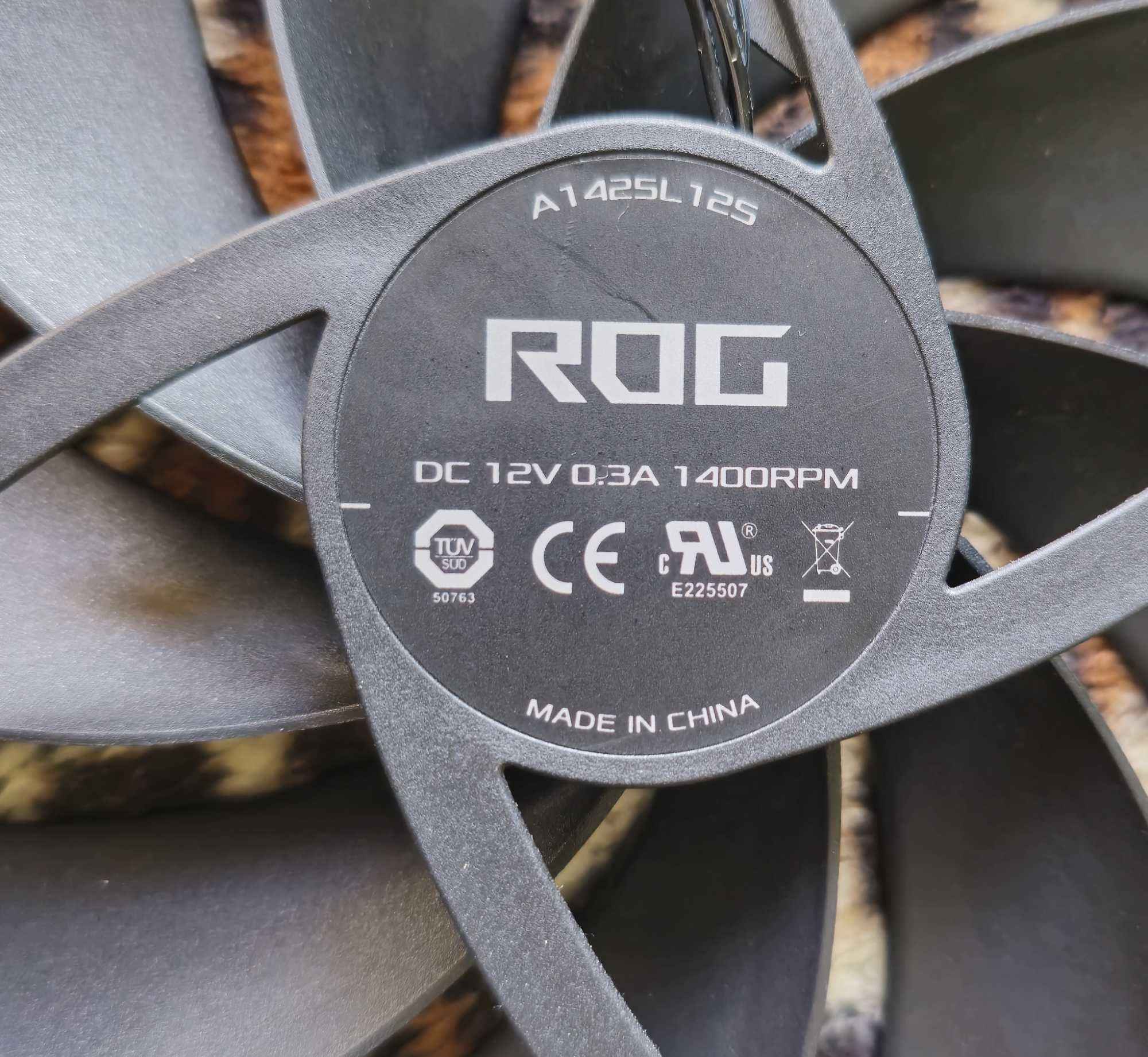 Asus Rog 140 Case Fan, 1400RPM Current, 3 Pin 4 SZTUKI