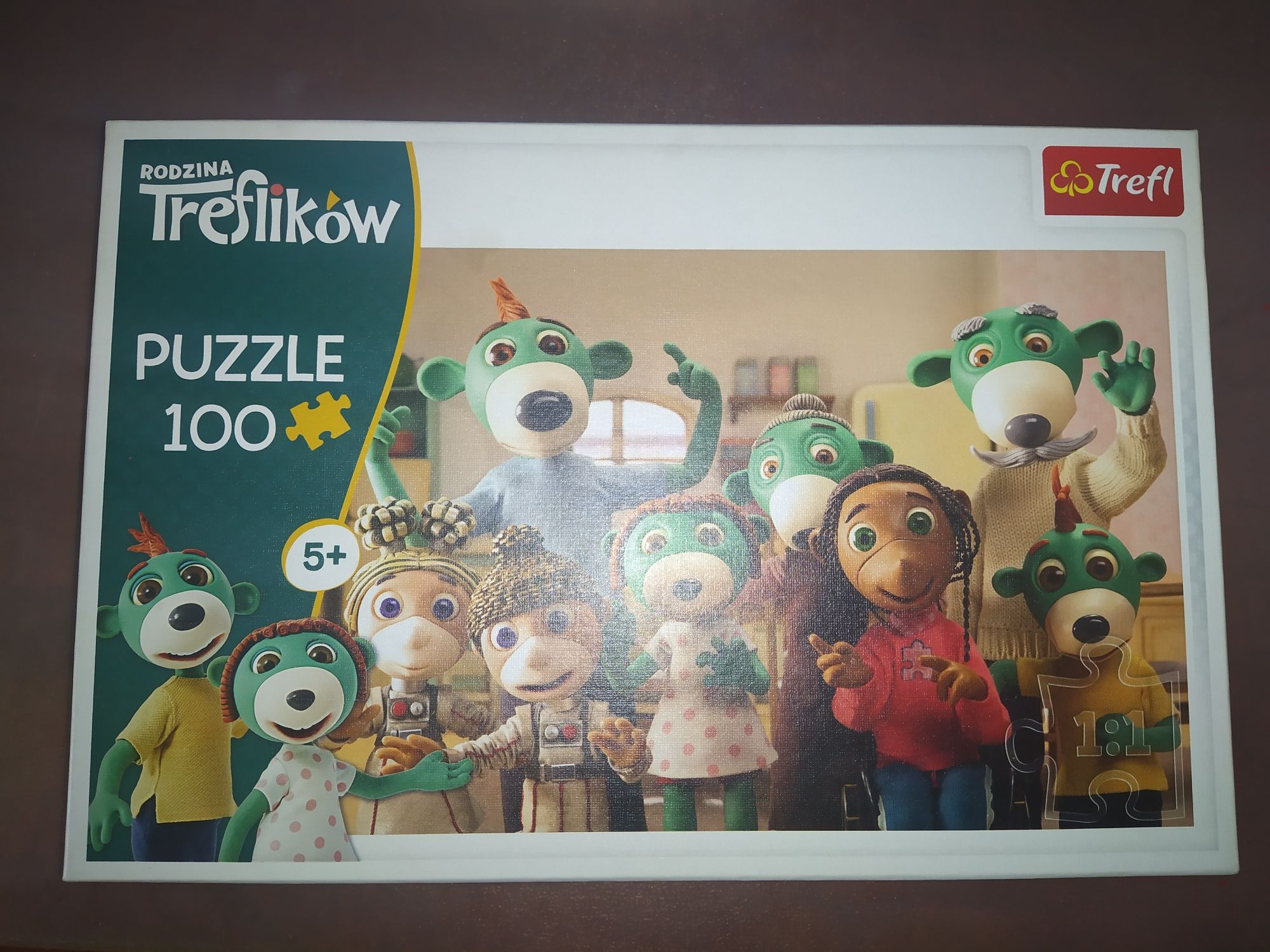 Puzzle Trefliki 100 elementów