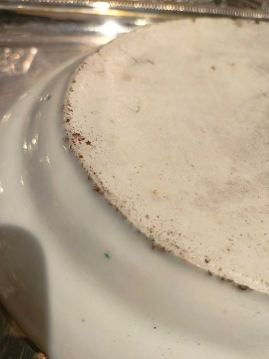 Travessa Porcelana da China Mandarim Séc XIX 28,5 cm