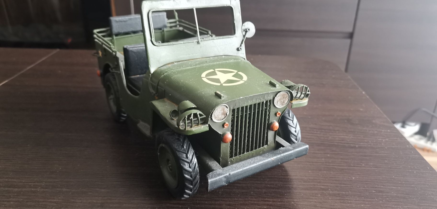 Jeep Willys USA Army, zabawka z metalu , auto z metalu,