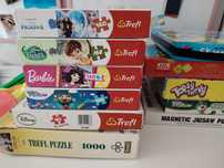 Gry planszowe dla dzieci, puzzle
