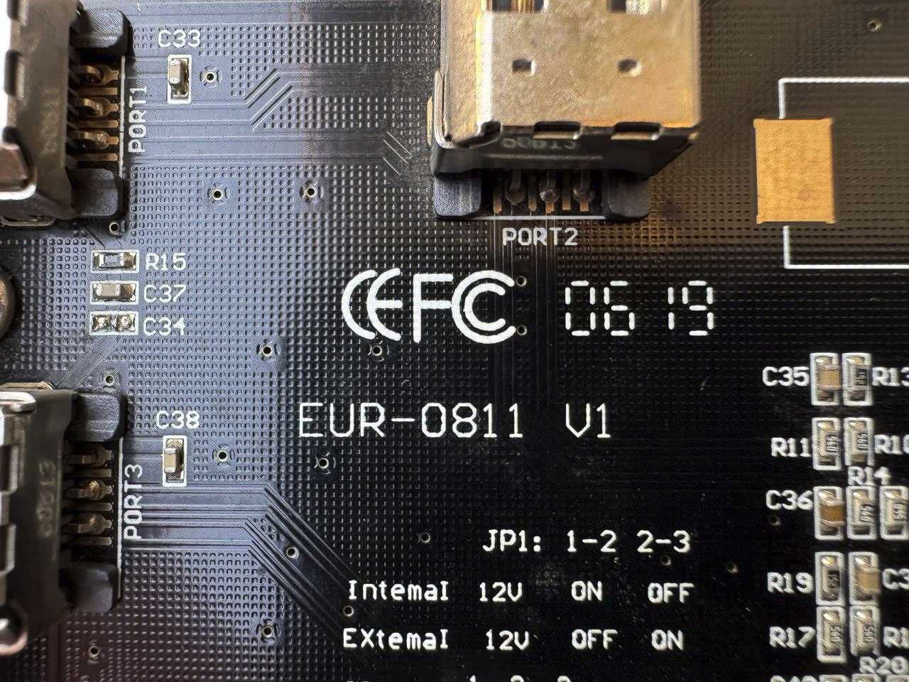 Плата Firewire IEEE 1394 EUR-0811 V1 3+1 port