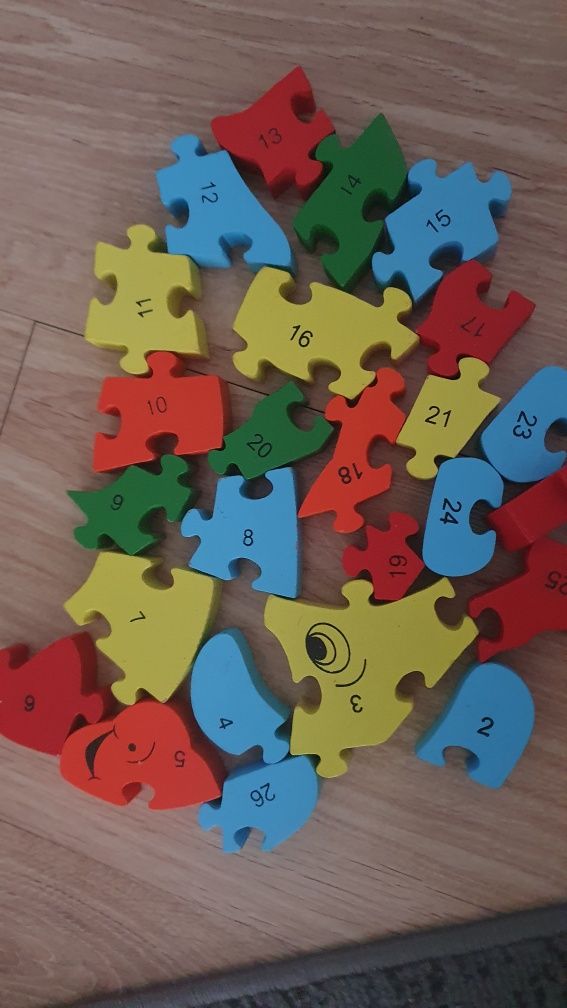 Drewniane puzzle