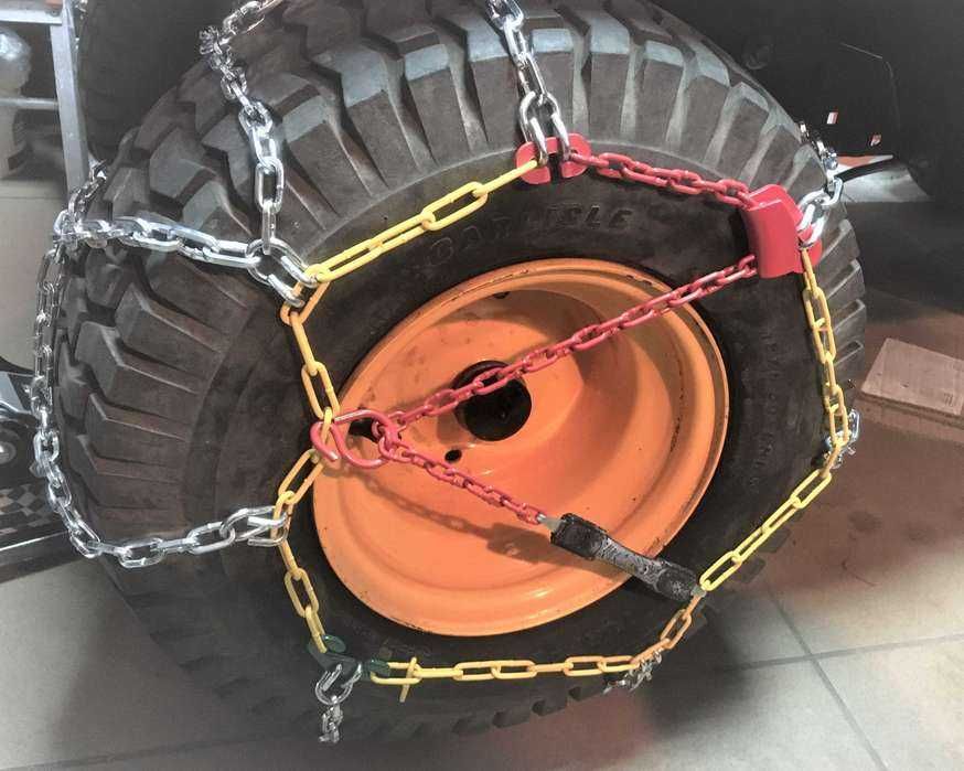 Łańcuchy śniegowe traktorek kosiarka