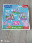 Puzzle 3w1 Świnka Peppa