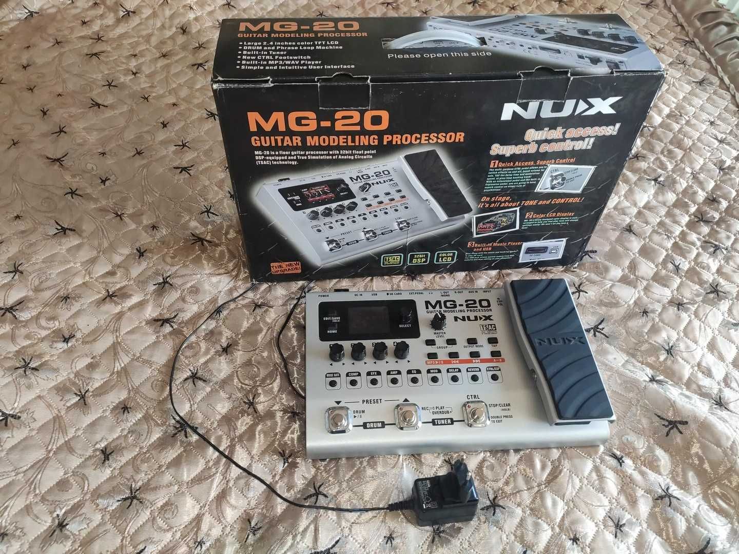 NUX MG-20 Multi-Effects Guitar Processor, Купувався за 350 доларів.