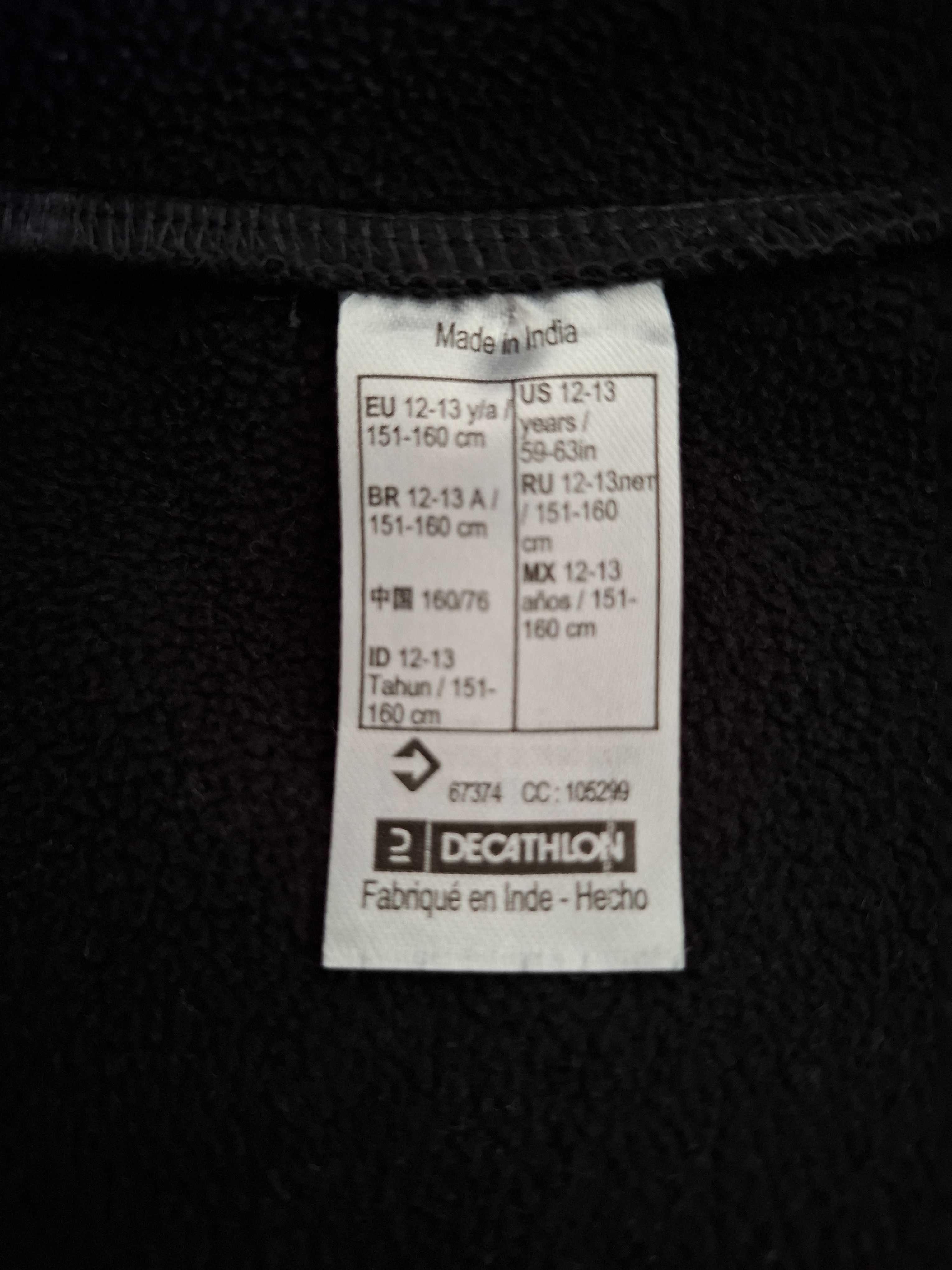 Kurtka chłopięca typu softshell, quechua, 12-13 lat, rozmiar 151-160