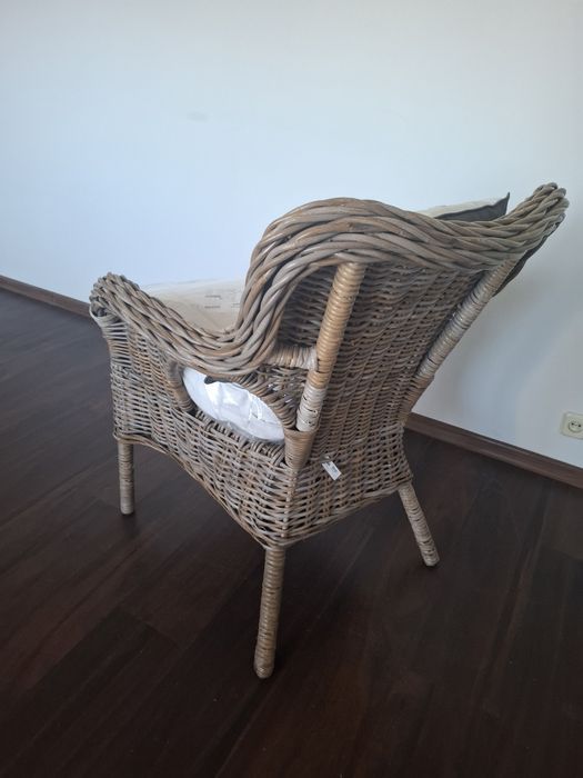 Fotel Byholma Ikea rattan rarytas