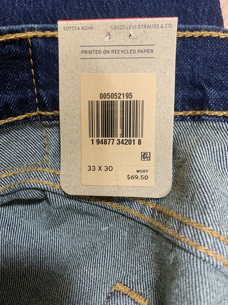 Джинсы levi's 505