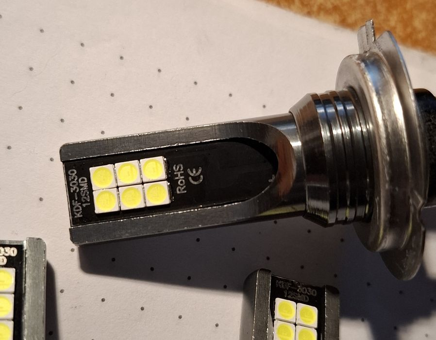 4 szt Zarowki led  h7 55w