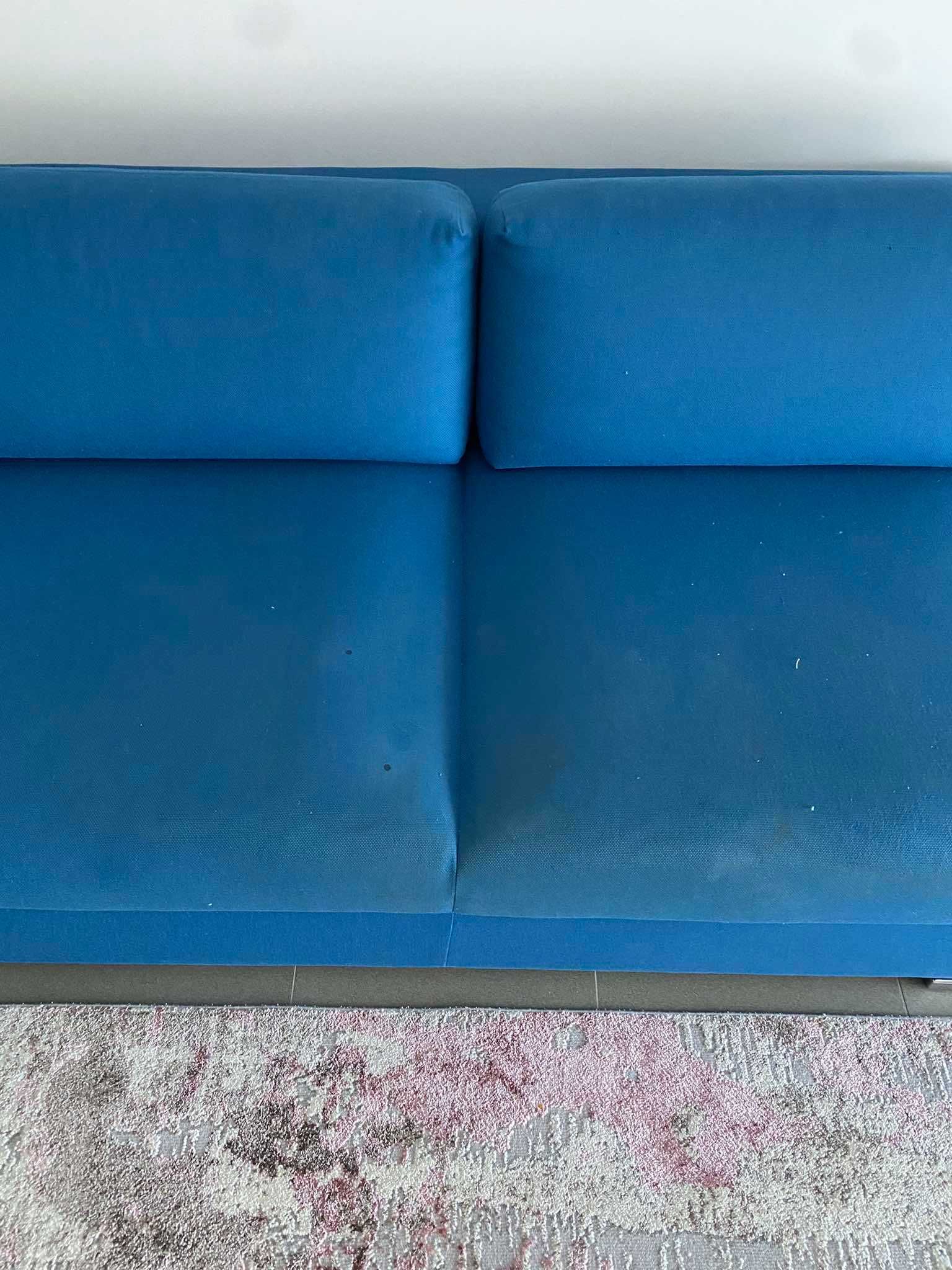 Sofá Azul Duas Peças