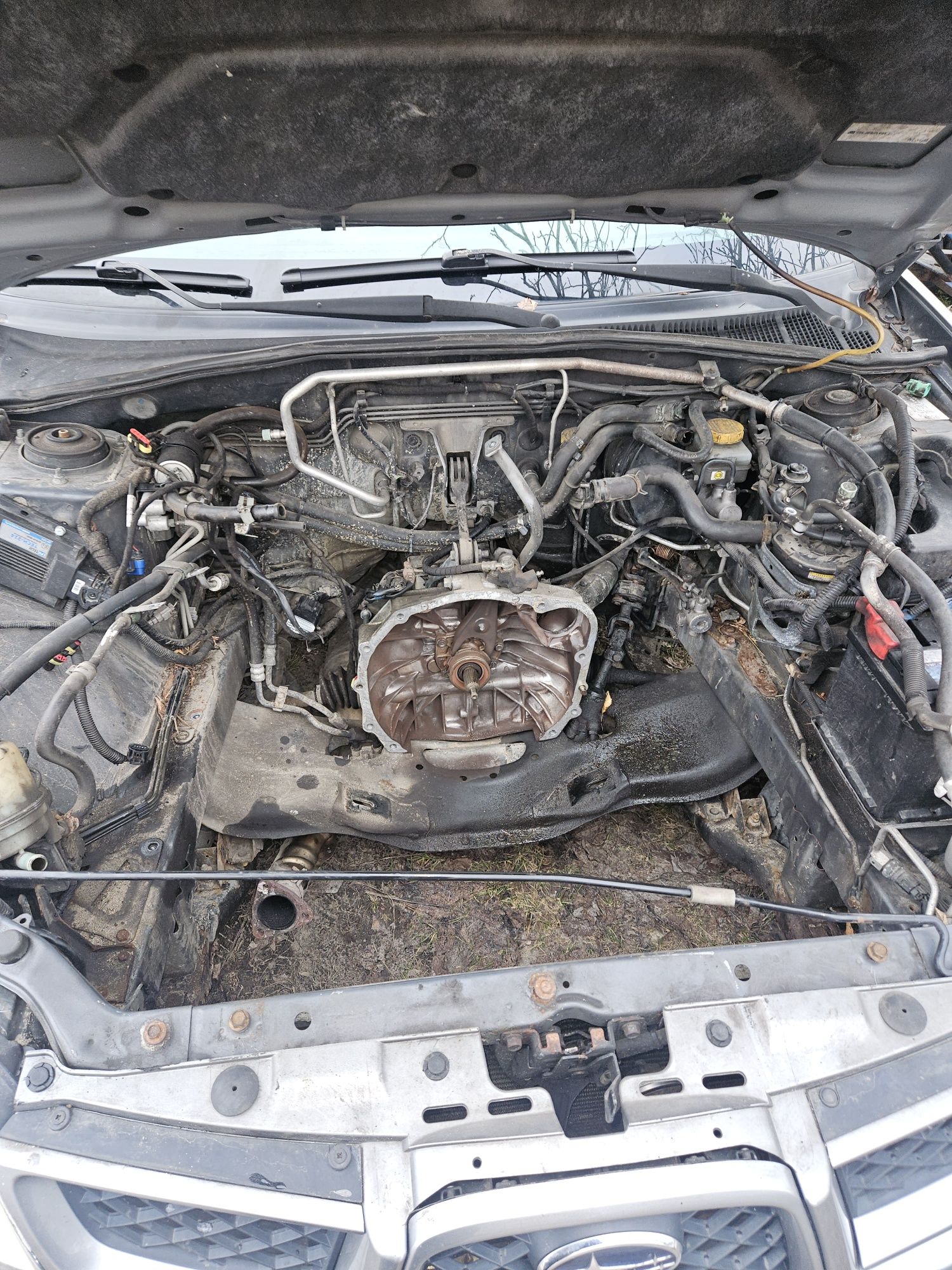 Subaru impreza uszkodzony silnik