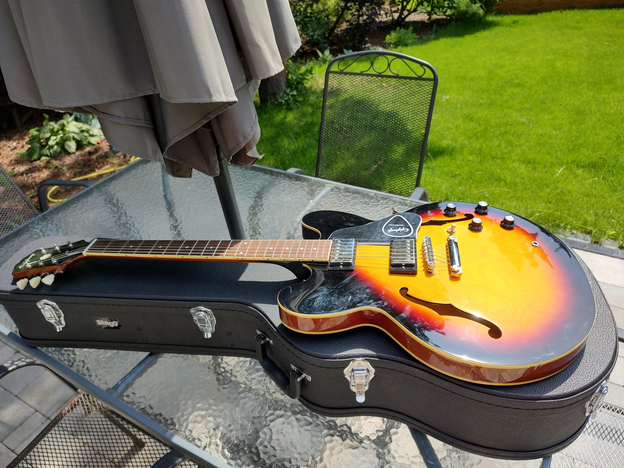 NEW Epiphone ES-335 IG VSB gitara elektryczna Semihollow body & CASE