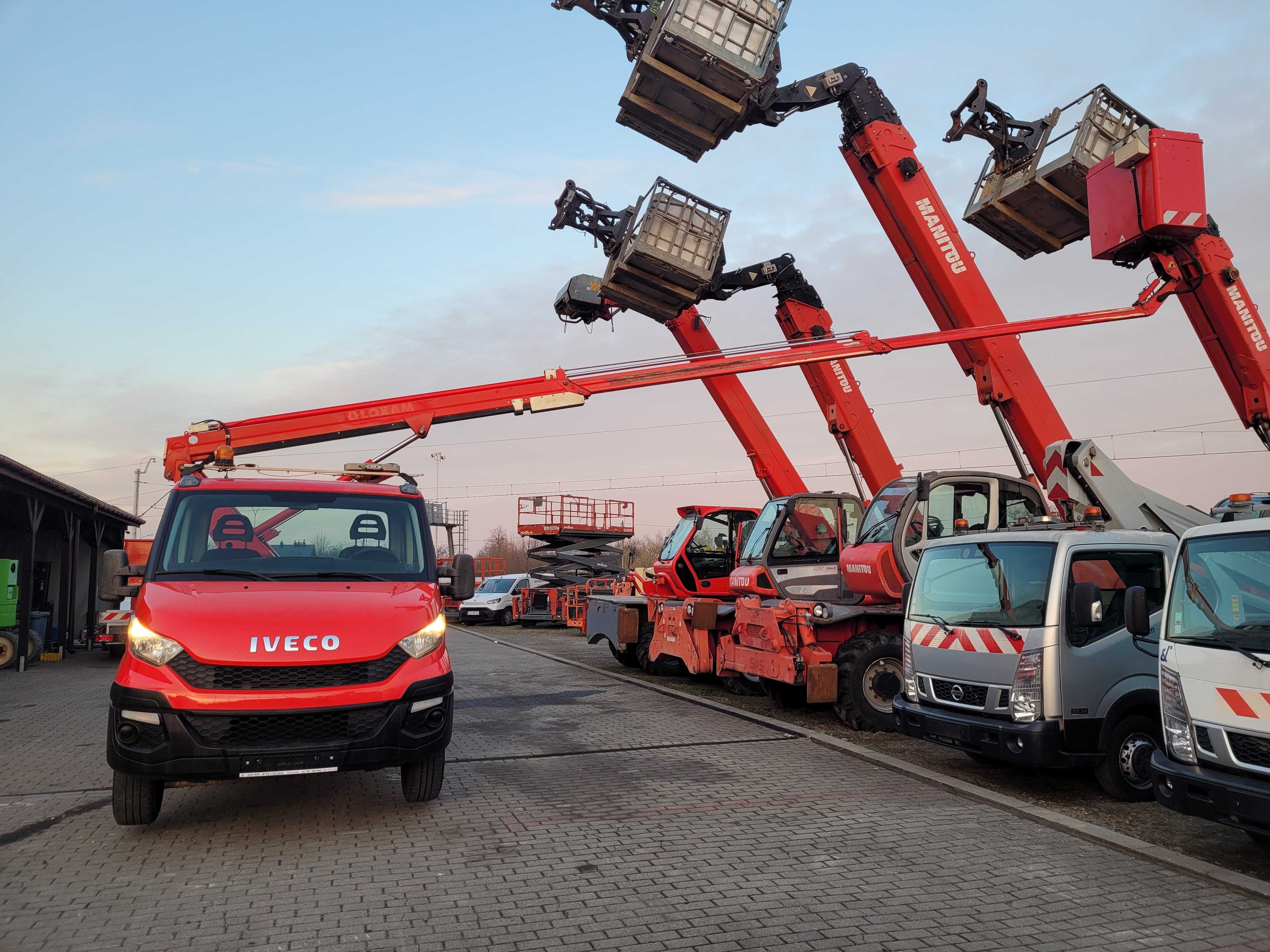 koszowy/teleskopowy/podnośnik/16m/zwyżka/multitel/iveco/gsr/169/tr/cmc