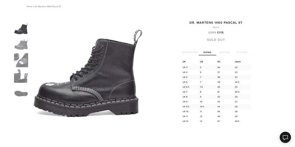 Dr.Martens 1460 PASCAL ST р-р42